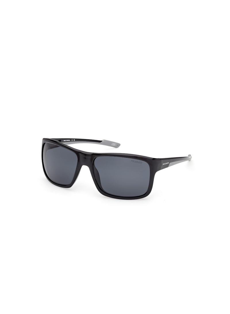 SKECHERS نظارات شمسية للرجال مستطيلة من سكيشرز SE0015901D62 بإطار كامل - Image 1
